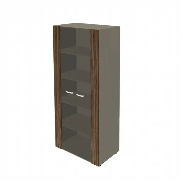 Шкаф высокий со стеклянными фасадами Nt-46. Фото 1