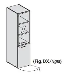 Шкаф высокий 155374. Фото 1
