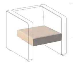 Сиденье для кресла Бриф БФ СД 1. Фото 1