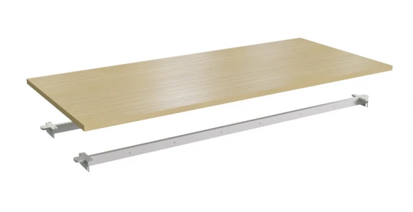 STEEL - Столешница одинарная 160 (с траверсами) 11160. Фото 1