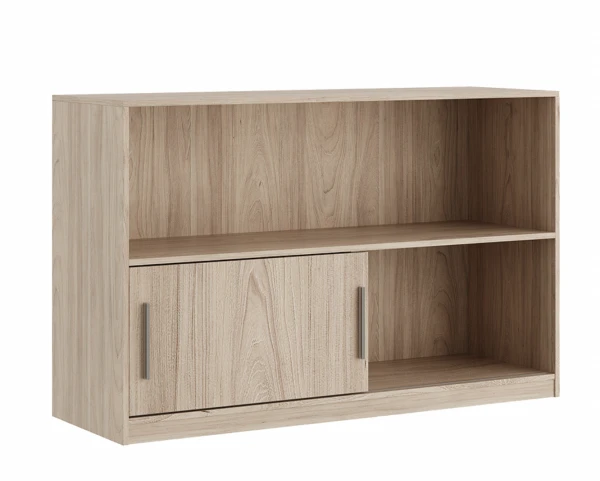 Стеллаж низкий, древесный AST33950602. Фото 1