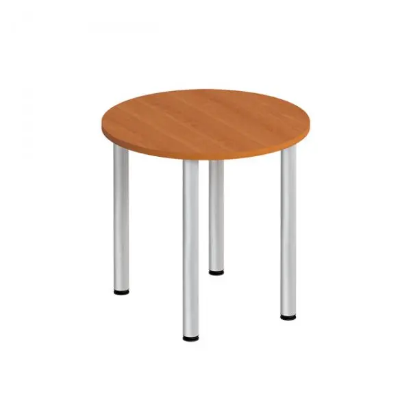 Стол для переговоров круглый на хромированных опорах ФР 185. Фото 1