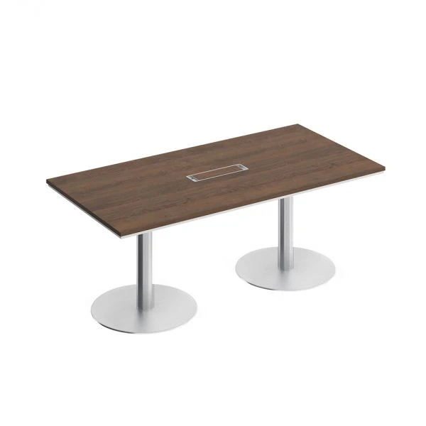 Стол для переговоров на круглых опорах-колоннах СИ 153. Фото 1