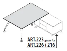 Стол для переговоров, ножки крашенные 156373. Фото 1