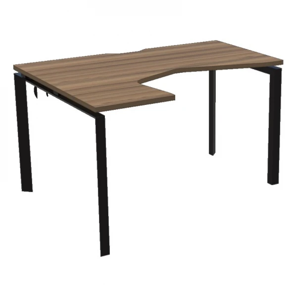 Стол эргономичный левый на металлокаркасе НТМП.П-060 ЛВ. Фото 1