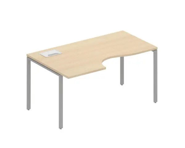 Стол эргономичный на МК левый с лючком 1118. Фото 1