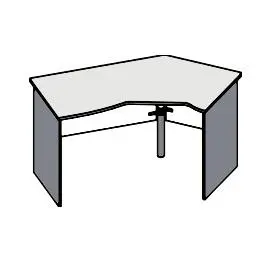 Стол эргономичный правый 135 градусов 169. Фото 1