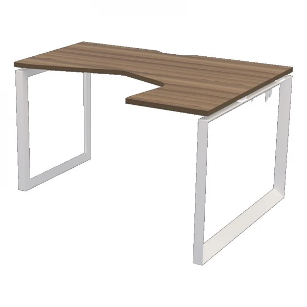 Стол эргономичный правый на металлокаркасе НТМП.О-040 ПР. Фото 1