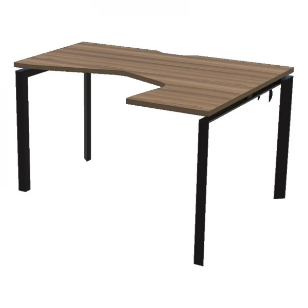 Стол эргономичный правый на металлокаркасе НТМП.П-040 ПР. Фото 1