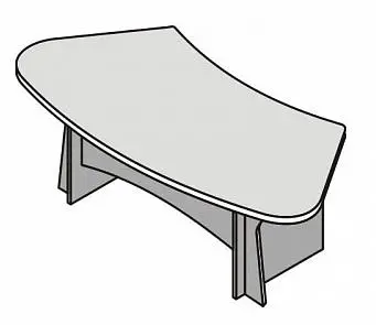 Стол криволинейный О-15. Фото 1