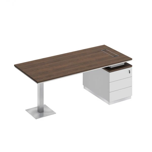 Стол на опорной тумбе для руководителя СИ 104. Фото 1