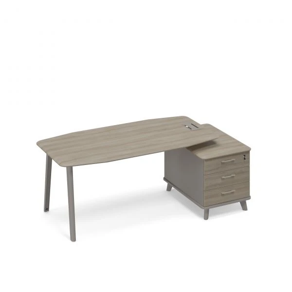 Стол на опорной тумбе малой (тип 2) ТМ М1 113 МП ВЛ ВЛ. Фото 1