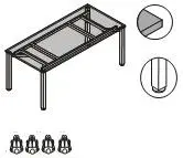 Стол переговорный с цельной столешницей S7181. Фото 1