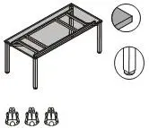 Стол переговорный с цельной столешницей S7271. Фото 1