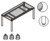 Стол переговорный с цельной столешницей S7272. Фото 1
