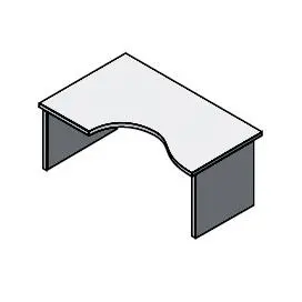 Стол письменный эргономичный левый 108. Фото 1