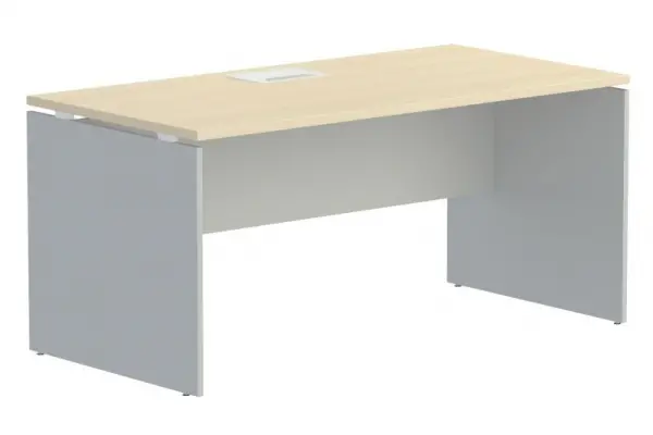 Стол письменный на ДСП опорах с лючком 101. Фото 1