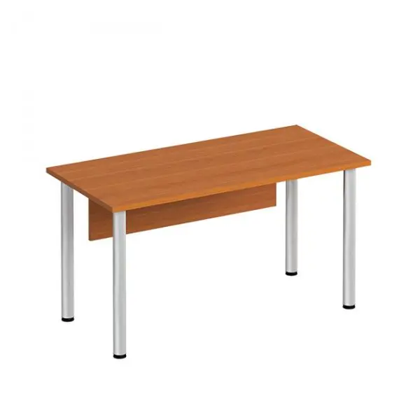 Стол письменный на хромированных опорах МХ с экраном ДСП ФР 1112. Фото 1