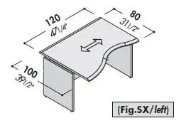 Стол правый 177839. Фото 1
