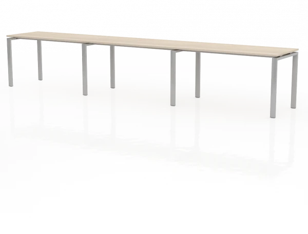 Стол прямой 3х1 с пропуском кабеля ТН314ТР-3х1+ТН314К-22_ПР. Фото 1