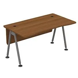 Стол рабочий (металлокаркас МА) с экраном ДСП 0152. Фото 1