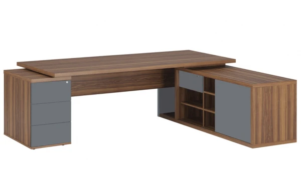 Стол рабочий на креденции и тумбе правый ZIO28510939. Фото 1