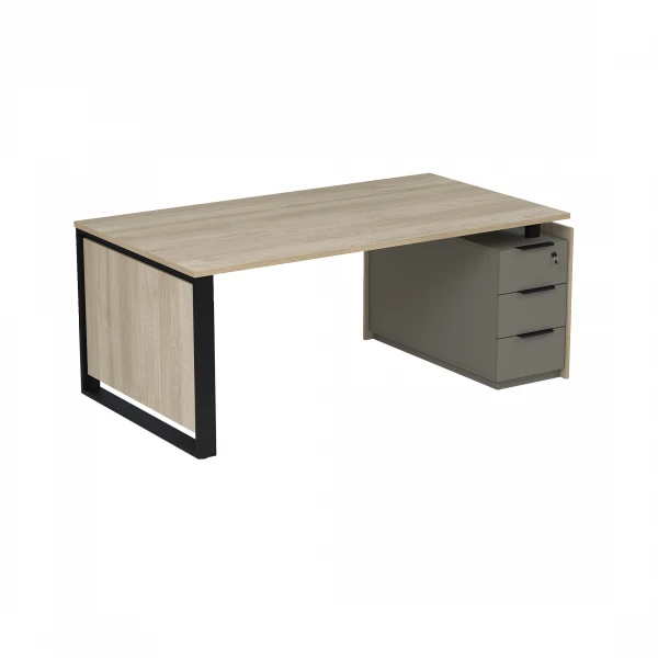 Стол рабочий на опорной угловой тумбе 15СОУ.1810. Фото 1