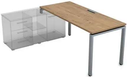 Стол рабочий три опоры, прямолинейный, левый СТЛ-П.985. Фото 1