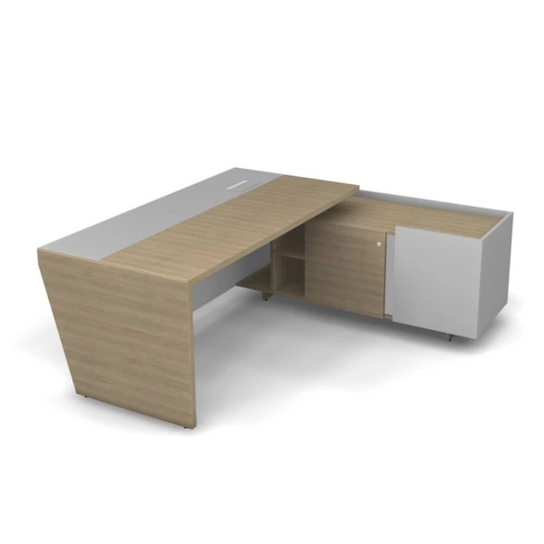 Стол рабочий (угловой) с тумбой, правый 8#59790. Фото 1