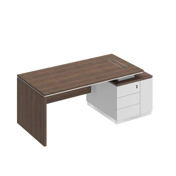 Стол руководителя на опорной тумбе ДСП опора СИ 111. Фото 1