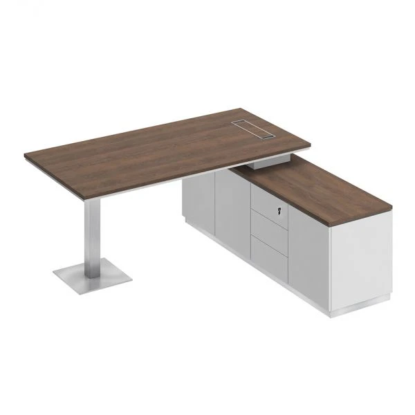 Стол руководителя на опорной тумбе СИ 101. Фото 1