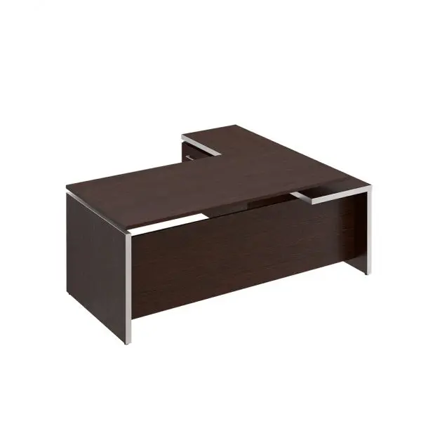 Стол руководителя с брифинг приставкой боковой левой МЕ 138. Фото 1