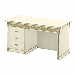 Стол руководителя с тумбой ПК-МР-СТР149Х69/1Т. Фото 1