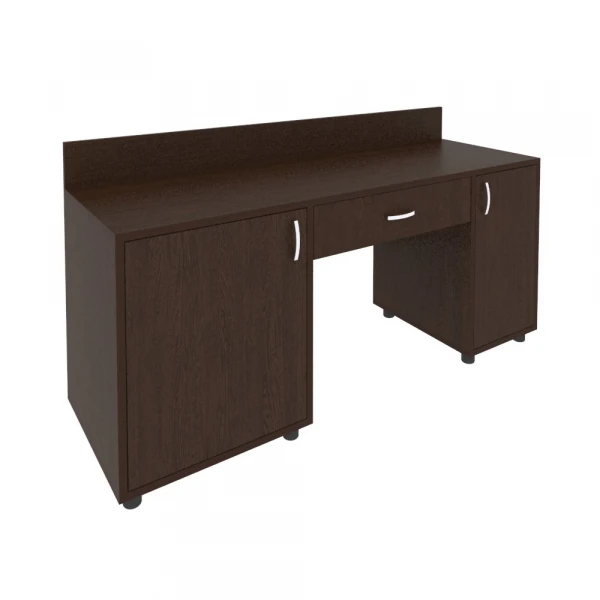 Стол с 2-мя тумбами и бортиком С-СТ-170  (Л/Пр). Фото 1