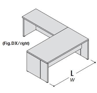 Стол с приставкой, левый