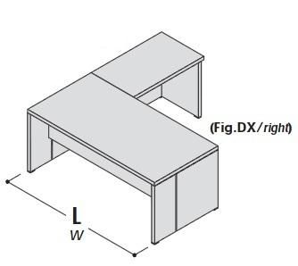 Стол с приставкой, правый