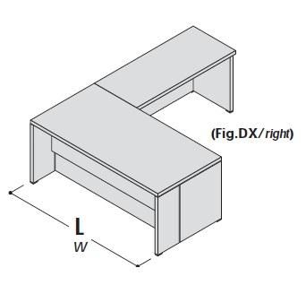 Стол с приставкой, правый