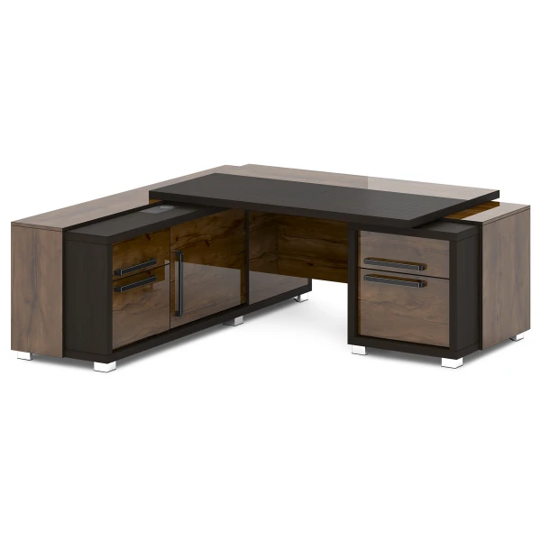 Стол с тумбой и греденцией L-13 пр/л. Фото 1