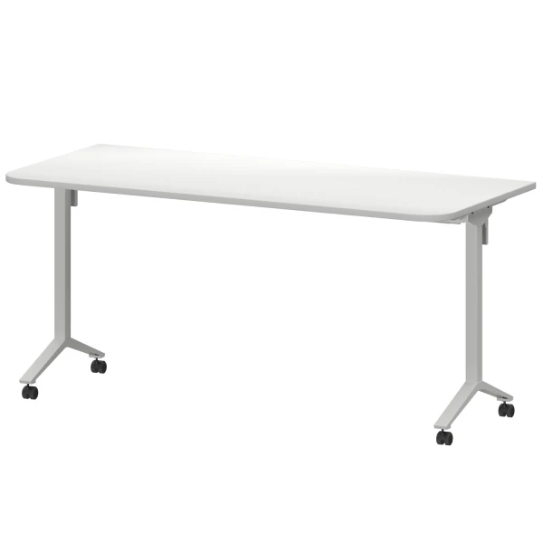 Стол складной мобильный радиусный 1600х700х750, 22мм МБ22-160.70Р. Фото 1