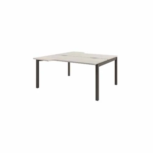 Стол-тандем на металлокаркасе эргономичный (начальная секция) D-621. Фото 1