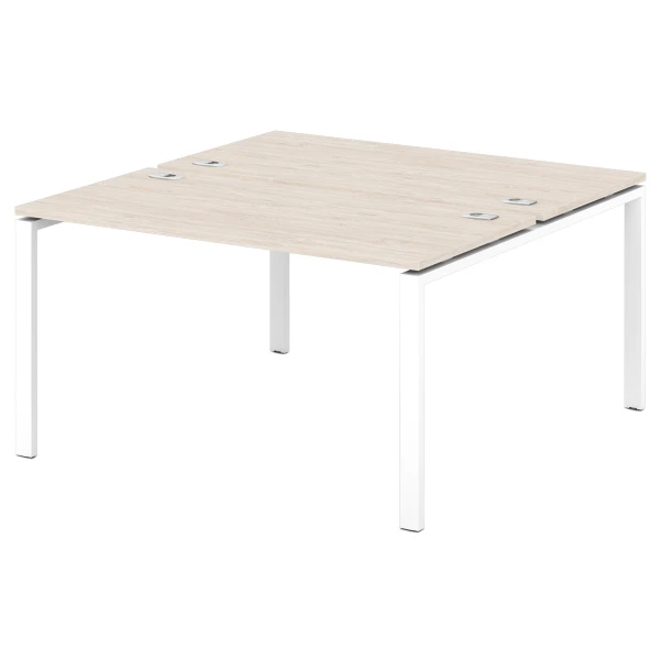 Стол-тандем на металлокаркасе S-42. Фото 1