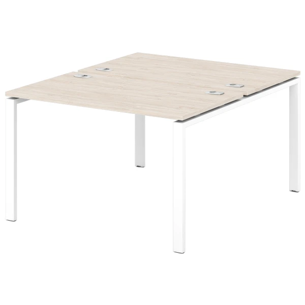 Стол-тандем на металлокаркасе S-41. Фото 1