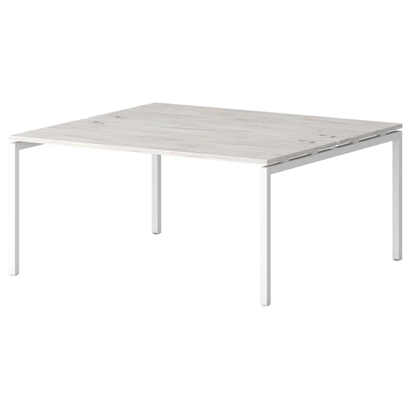 Стол-тандем на металлокаркасе Y-42. Фото 1