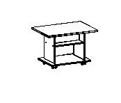 Стол журнальный мобильный Т-101. Фото 1