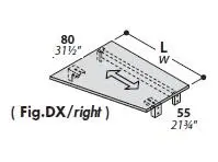 Столешница левая 154468. Фото 1