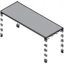 Столешница рабочего стола В-015. Фото 1