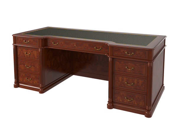 Столы для руководителя (столешница в коже) 01121. Фото 1