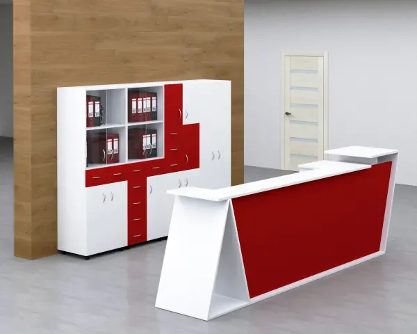 Стойка ресепшен Графика. Фото 1