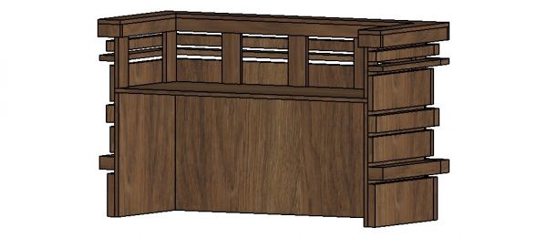 Стойка ресепшен Палитрум. Фото 5