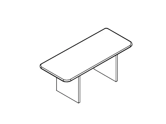 TENDER Стол письменный L180 CANNES SA180 WAL. Фото 1